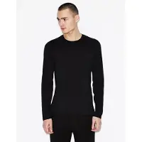 Armani Exchange pour homme. 8NZM77ZJA5Z1200 Pull Maglia noir (XXL), Casuel, Coton, Coton Recyclé