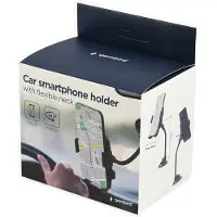 Gembird Support Actif Mobile - - TA-CHW-04 - Noir - Ventouse - Pliable