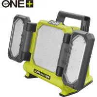 Ryobi - Triple panneau lumineux LED 18V ONE+ - 3 intensités : 3000 / 1200 / 500 Lum. - panneaux 360, panneau central 130 - RLP18-0