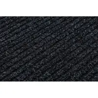 Rugsx Paillasson antidérapant pour les mètres courants GIN 2057 Liverpool extérieur, intérieur, sur caoutchouc - anthracite 100 cm 100x350 cm