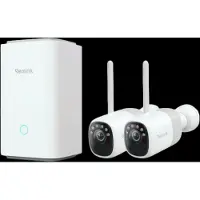 Reolink Hub with 2x Altas 2K 4MP Battery Wi-Fi (2560 x 1440 Pixels)