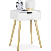 Relaxdays 10026496 Table de nuit et table de chevet