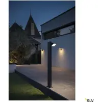 SLV Abridor 100 cm Lampadaire LED orientable Aluminium anthracite IP55 Couleur de lumière commutable