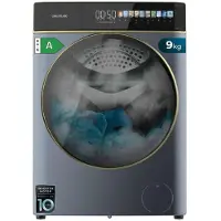 Cecotec Lave-linge 9Kg Chargement Frontal Autodose Bolero DressCode 9900 Autodose Inverter FullColor Ice Blue A. Finition Bleue