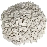 LEGO 50 briques 2x4, blanc