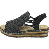 Rieker Sandales graphite / noir