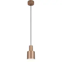 TRIO - Suspension AGUDO - Marron - 12x12x150 cm