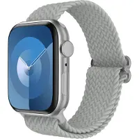 IMoshion Bracelet nylon tissé pour Apple Watch | 44/45/46/49 mm - Gris