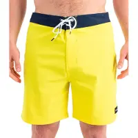Hurley Short de bain Phntm-eco Oao Solid 18 pouces, jaune, taille 34 pour homme, jaune, taille 34