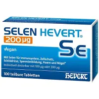Hevert Arzneimittel GmbH & Co. KG Sélénium Hevert, 200 µg, 100 comprimés