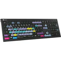 Logickeyboard ASTRA 2 Clavier USB AZERTY Anglais Noir (LKB-RESB-A2PC-FR)