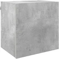 vidaXL Meuble-paroi 5 pièces gris béton Bois composite