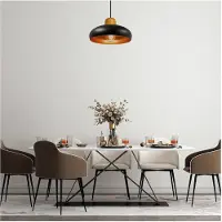 Bamyum Androa-Holz Pendant Lamp Black (E27)