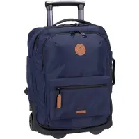 Cabaia trolley sac à dos Soft Suitcase 2 Wheels Essentials Trolley 27L Reykjavik bleu marine 42cm