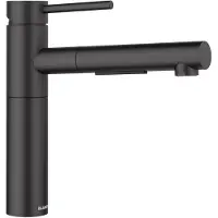 BLANCO ALTA-S II Robinet de cuisine Robinet haute pression noir mat Douche flexible