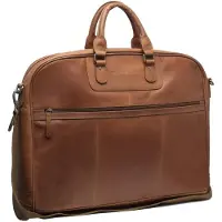The Chesterfield Brand Cuir sac de voyage Travelbag Josh Cognac brun