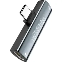INF Adaptateur USB-C vers C 2 en 1 avec charge rapide PD 60 W & transfert de données