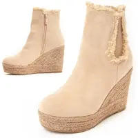 Montevita Bottines compensées Botilan43 Beige