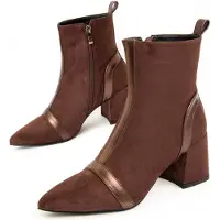 Montevita Bottes à talon Cella Marron