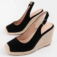 Montevita (Black, 36) Espadrille Compensée Femme Balenci7 102922
