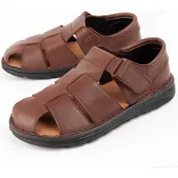 Purapiel (Brun, 45) Sandale En Cuir Pour Hommes. Beira7 102730