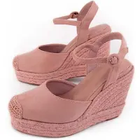 Montevita (Pink, 40) Espadrille Compensée Femme Balenci10 102986