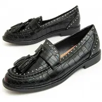 Montevita (Noir, 36) Mocassins Décontractés Pour Femmes. Moccavita12 93947