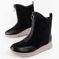 Montevita (Noir, 38) Bottines Compensées Pour Femmes. Calig6 100964