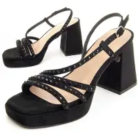 Montevita Sandale Avec Talon Fixe2 Noir