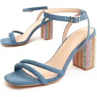 Montevita Sandale à talon Sanndarey7 Bleu