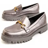 Montevita (Gris, 36) Mocassins à Plateforme Pour Femmes. Macca3 96608
