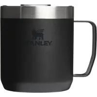 Stanley The Legendary Everyday Camp Mug 2.0 12oz, Black 10-13094-0081 tasse thermos avec couvercle, 350 ml