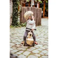Scoot & Ride Kids Scooter Highwaykick1 Lifestyle 2in1 avec rangement Leopard
