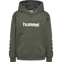 Hummel Sweat de sport olive / blanc