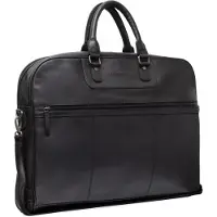 The Chesterfield Brand Cuir sac de voyage Travelbag Josh Black noir