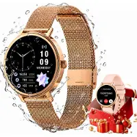 Blackview Montre connectée X30 pour femmes, avec plus de 100 modes sportifs, appels, moniteur de fréquence cardiaque, SpO2, moniteur de sommeil, suivi du cycle menstruel, étanche jusqu'à 10 mètres