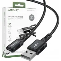 Acefast Mfi Usb - Lightning cable 1.8M, 2.4A Black (C4-02 A Black)