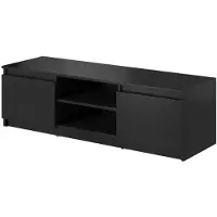 MINIO go for it MINIO Meuble TV DIDI 120 cm, sans éclairage LED - Noir graphite