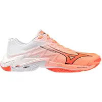 Mizuno Chaussures de sport d'intérieur Wave Lightning Elite, couleur orange, pointure EU 38, couleur orange, pointure EU 38