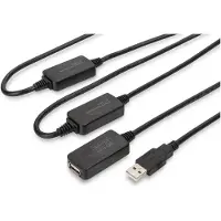 Digitus Câble de rallonge USB , prise mâle - prise femelle, 25,0 m