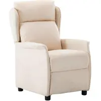 vidaXL , transat, couleur crème, polyester