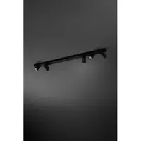Perenz Projecteur 5 Lumières Série 10S48177 En Aluminium Thermolaqué, Noir Mat, Orientable, Douille 5Xgu10 Max 50W, 120 Cm - , Design Moderne.