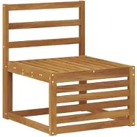 vidaXL Ensemble de salon de jardin 5 pièces en bois d'acacia massif, finition naturelle
