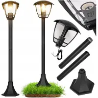Lyora Lampe d'extérieur sur pied Niko 93 cm