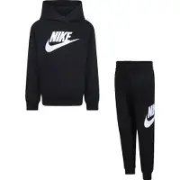 Nike Survêtement 'CLUB FLEECE' noir / blanc