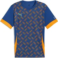 Puma Individual Graphic Short Sleeve T-shirt Bleu M