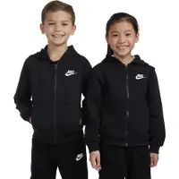 Nike Kids Veste de survêtement 'Club Fleece' noir / blanc