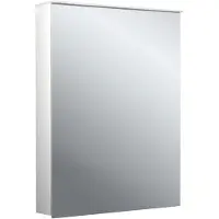 Emco flat 2 Armoire de toilette avec éclairage LED avec panneau lumineux, 1 porte, butée réversible, 500x711x145mm, 979706410