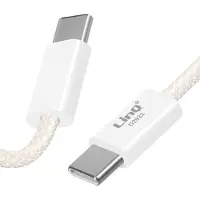 LINQ , câble USB-C vers USB-C 60W charge et synchronisation 2 mètres, blanc