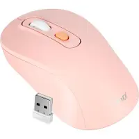 LINQ , souris sans fil Bluetooth ou WiFi 2.4Ghz précision et confort, Rose clair